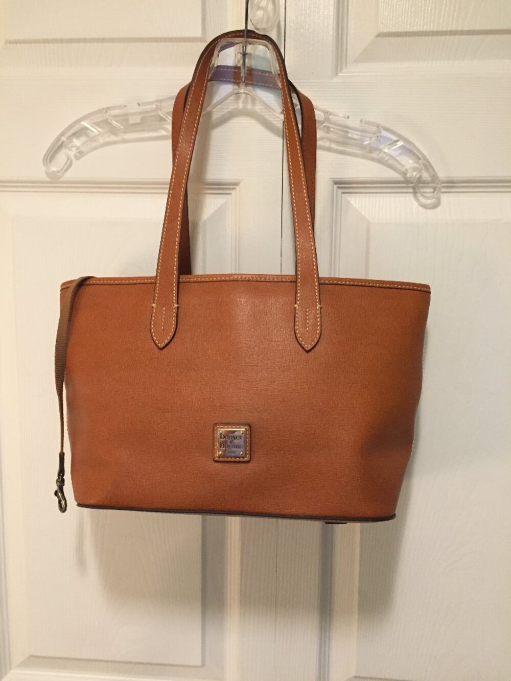 Dooney & Bourke Tan Leather Shoulder Tote Bag SU57OT EUC